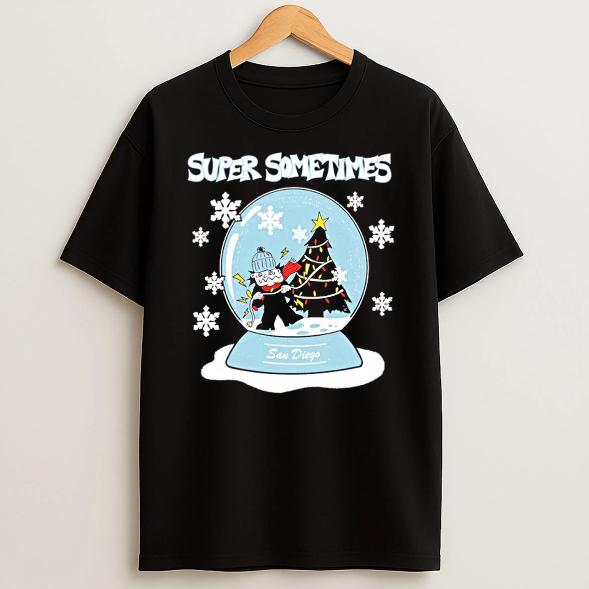 Super Sometimes Snow Globe T Shirt