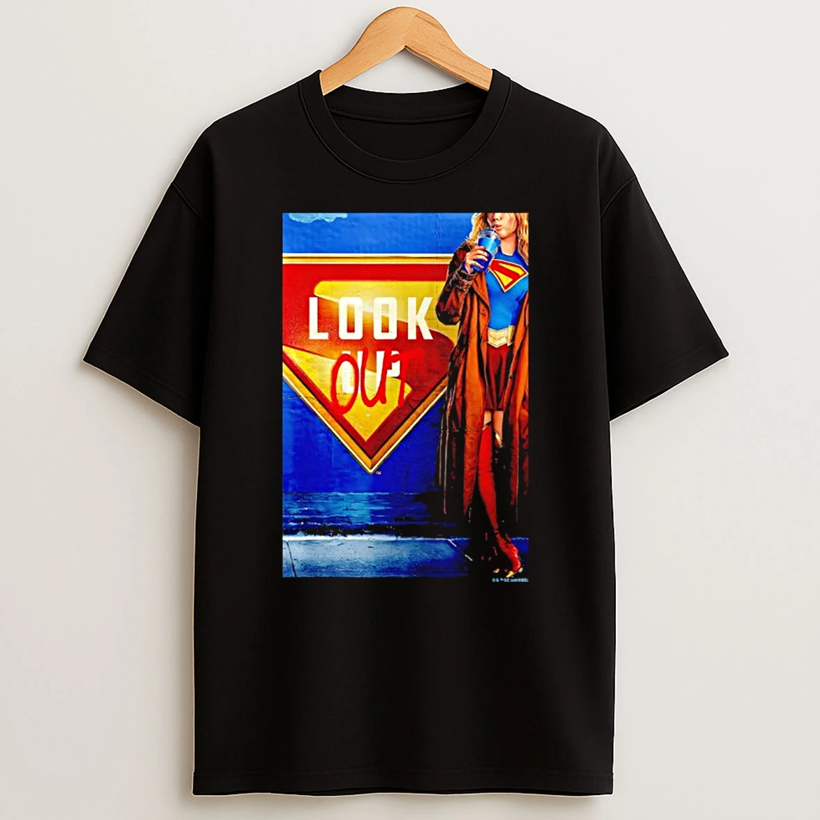 Supergirl 2026 Vertical Look Out T Shirt
