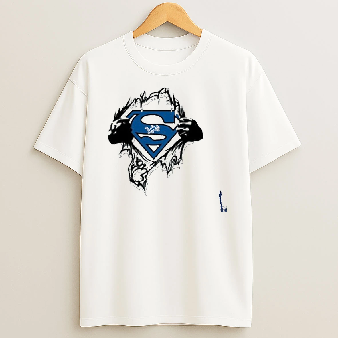 Superhero Detroit Lions T Shirt