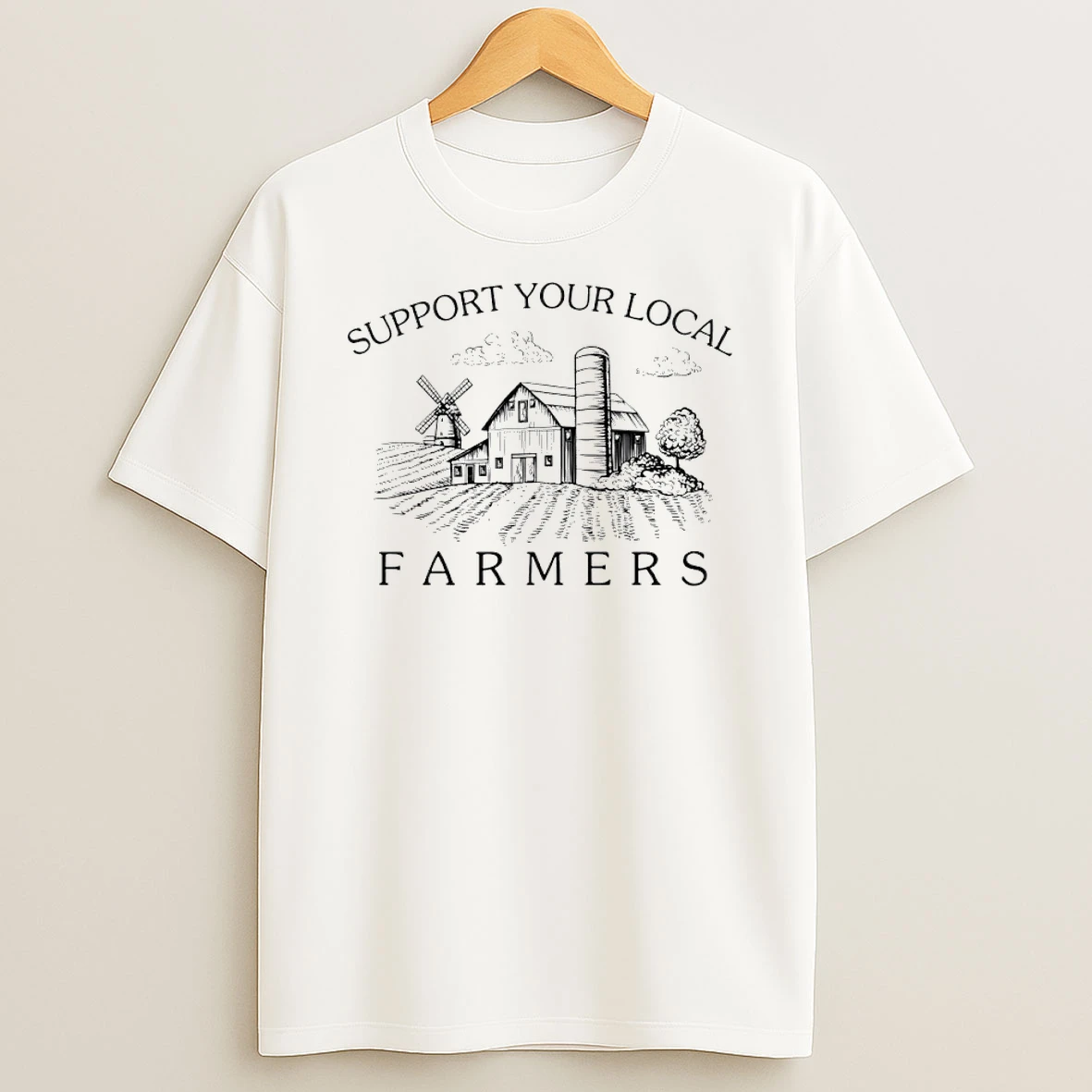 Support Your Local Farmers T Shirt