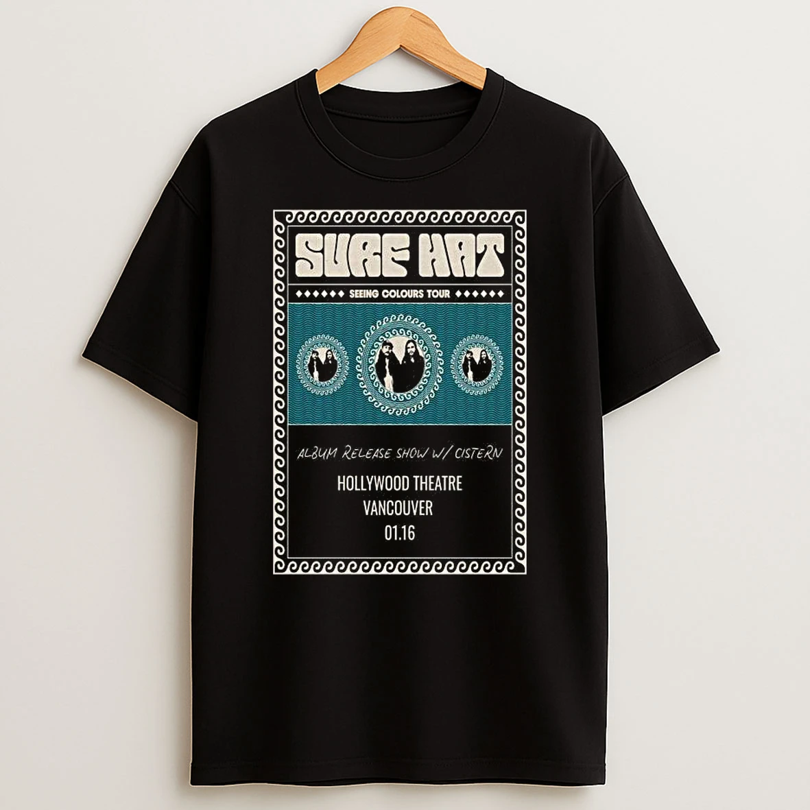 Surf Hat Jan 16 2026 Hollywood Theatre Vancouver Bc T Shirt