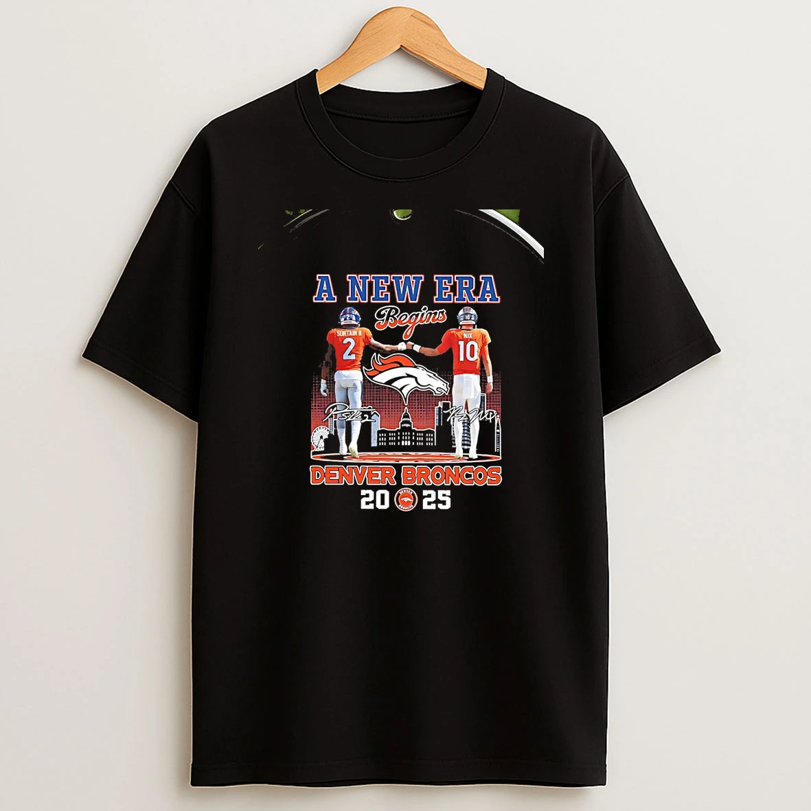 Surtain Ii And Nix A New Era Begins Denver Broncos 2025 Chriast T Shirt
