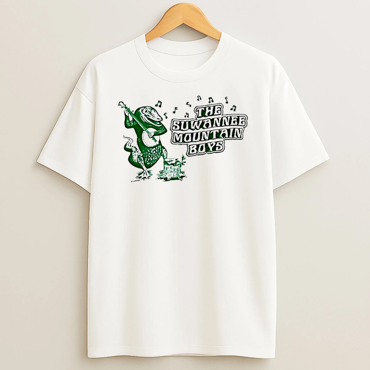 Suwanneemountainboys The Suwannee Mountain Boys Gator Banjo T Shirt