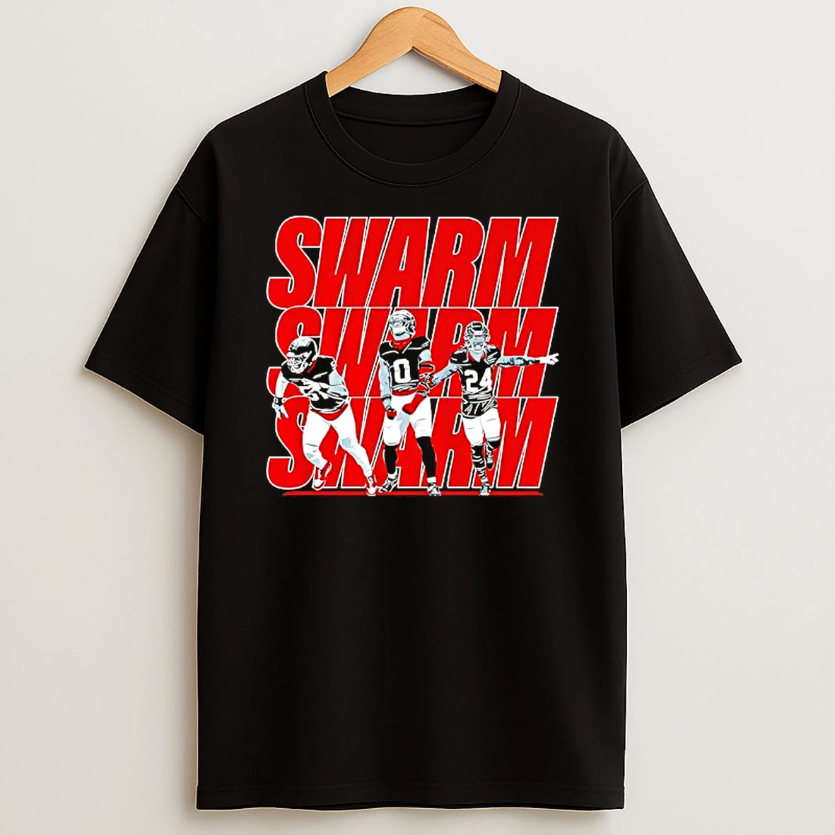 Swarm Houston Texans Will Anderson Jr Azeez Al Shaair And Derek Stingley Jr T Shirt