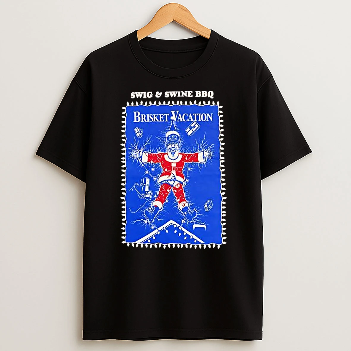 Swig Swine Bbq Brisket Vacation National Lampoons Christmas T Shirt