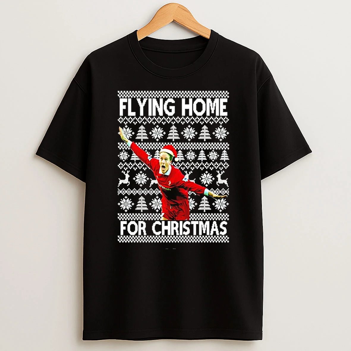 Swindon Town Flying Home For Christmas Ugly T Shirt