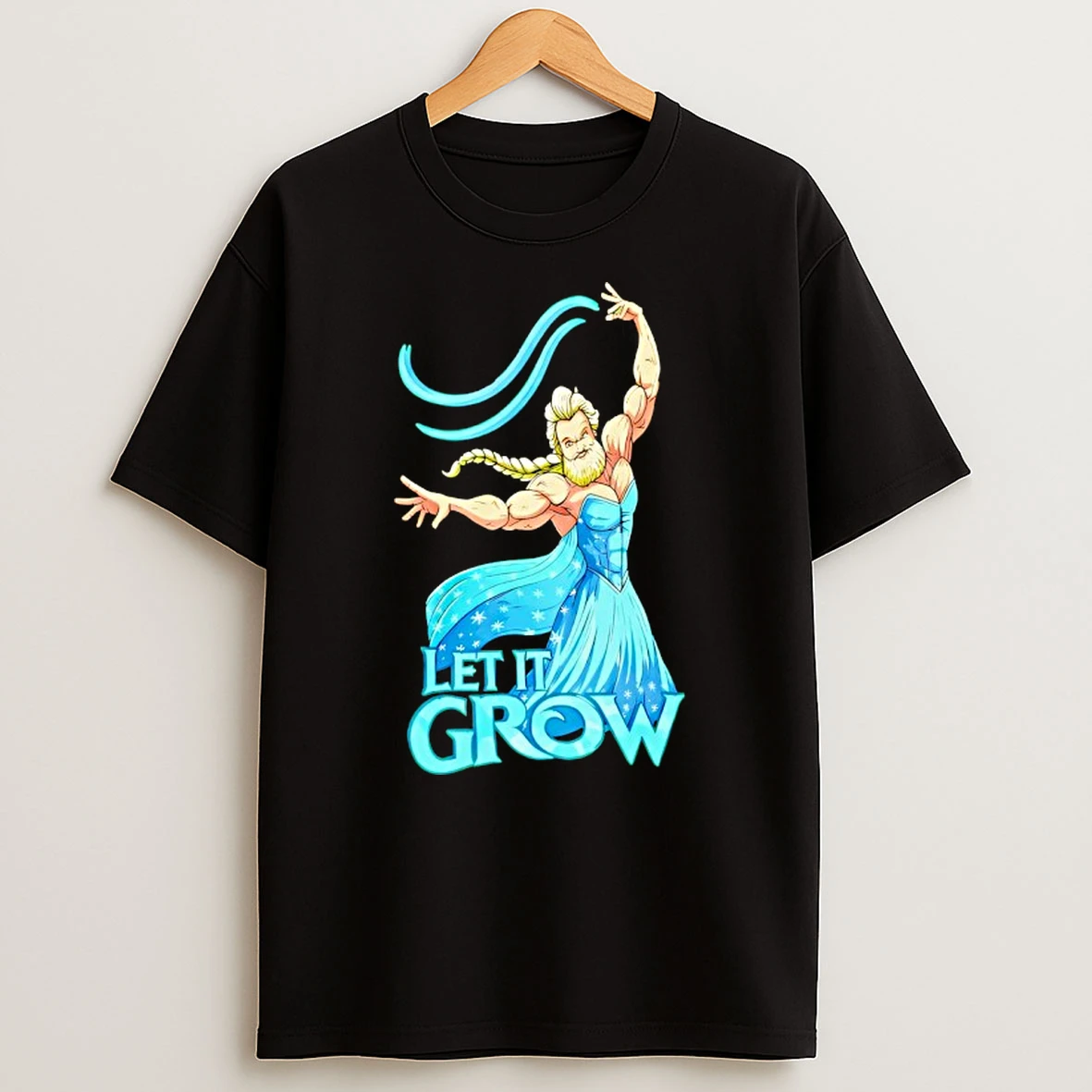 Swollen Let It Grow Elsa Frozen Parody T Shirt