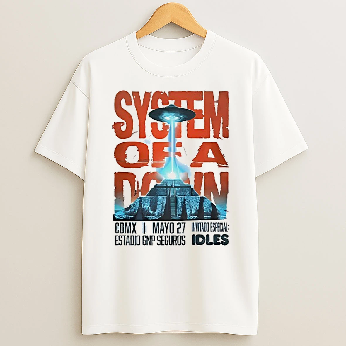 System Of A Down X Cdmx Estadio Gnp Seguros T Shirt