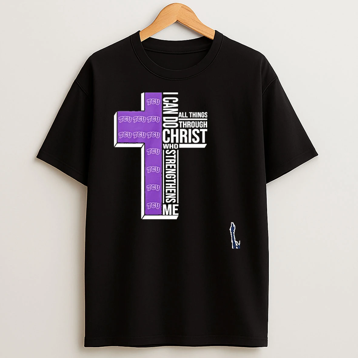 Tcu Basketball Logo I Can Do All Things Through Christ Who Strengthens Me T Shirt