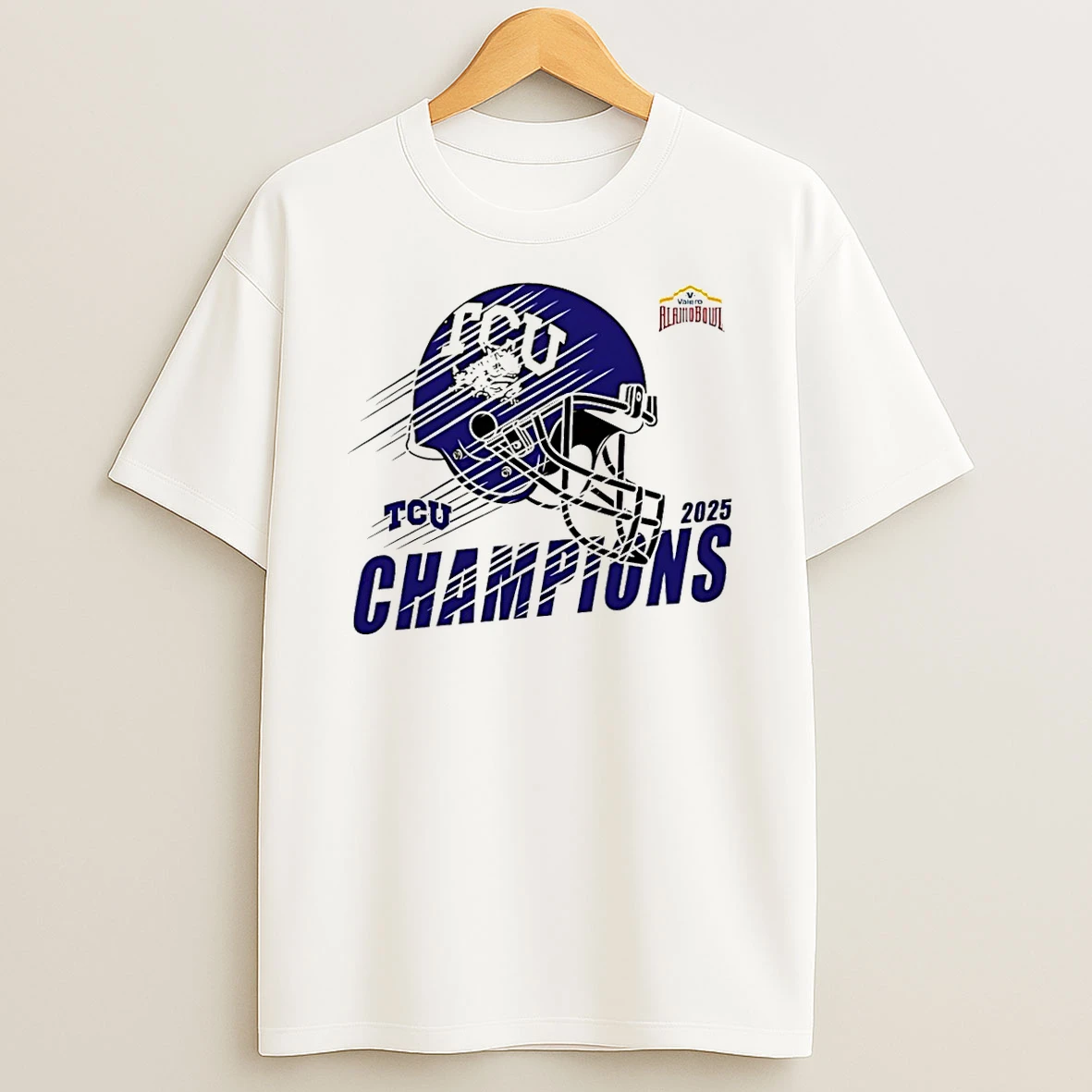 Tcu Horned Frogs Football 2025 Valero Alamo Bowl Champions T Shirt