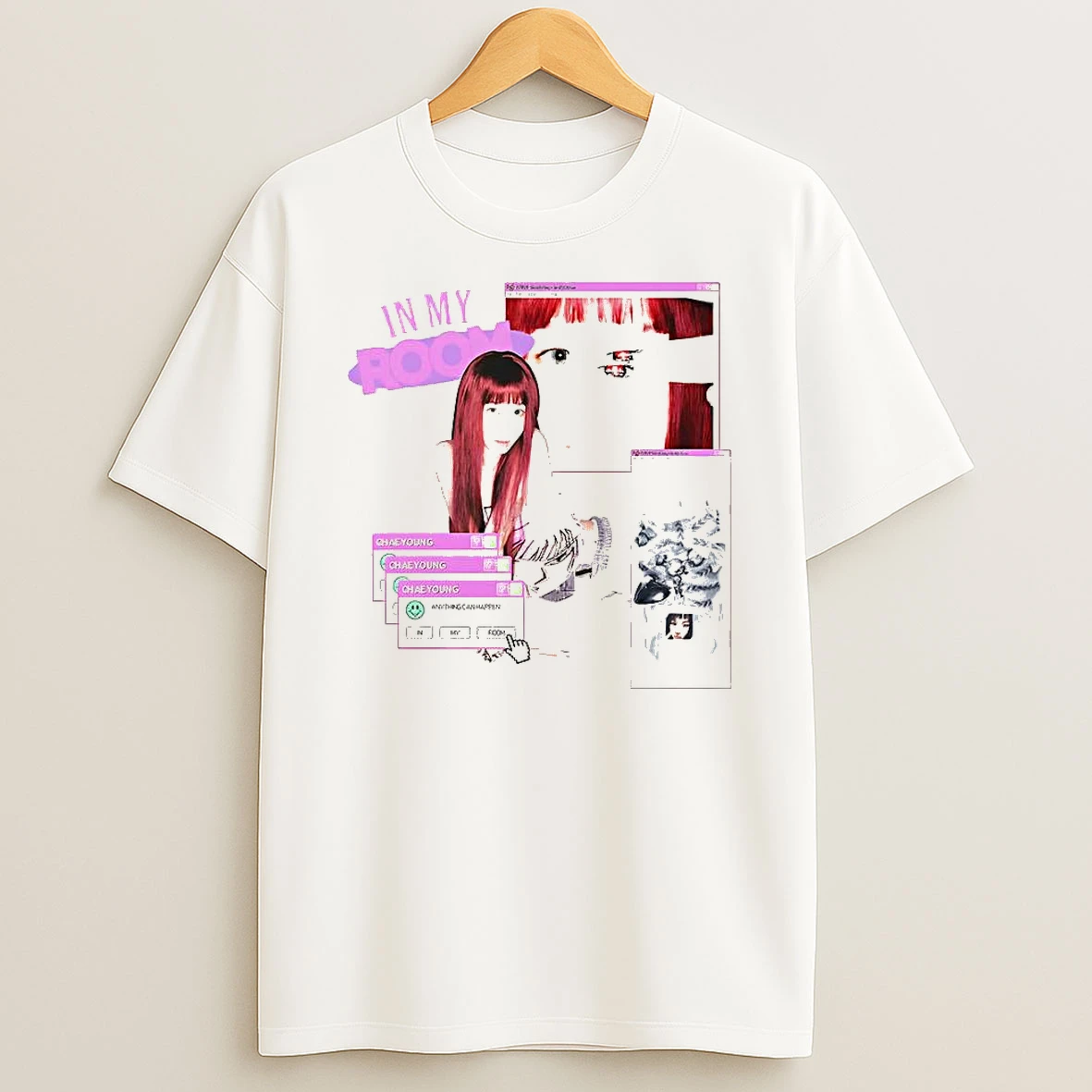 Twice Chaeyoung In My Room Vintage Music Lover T Shirt