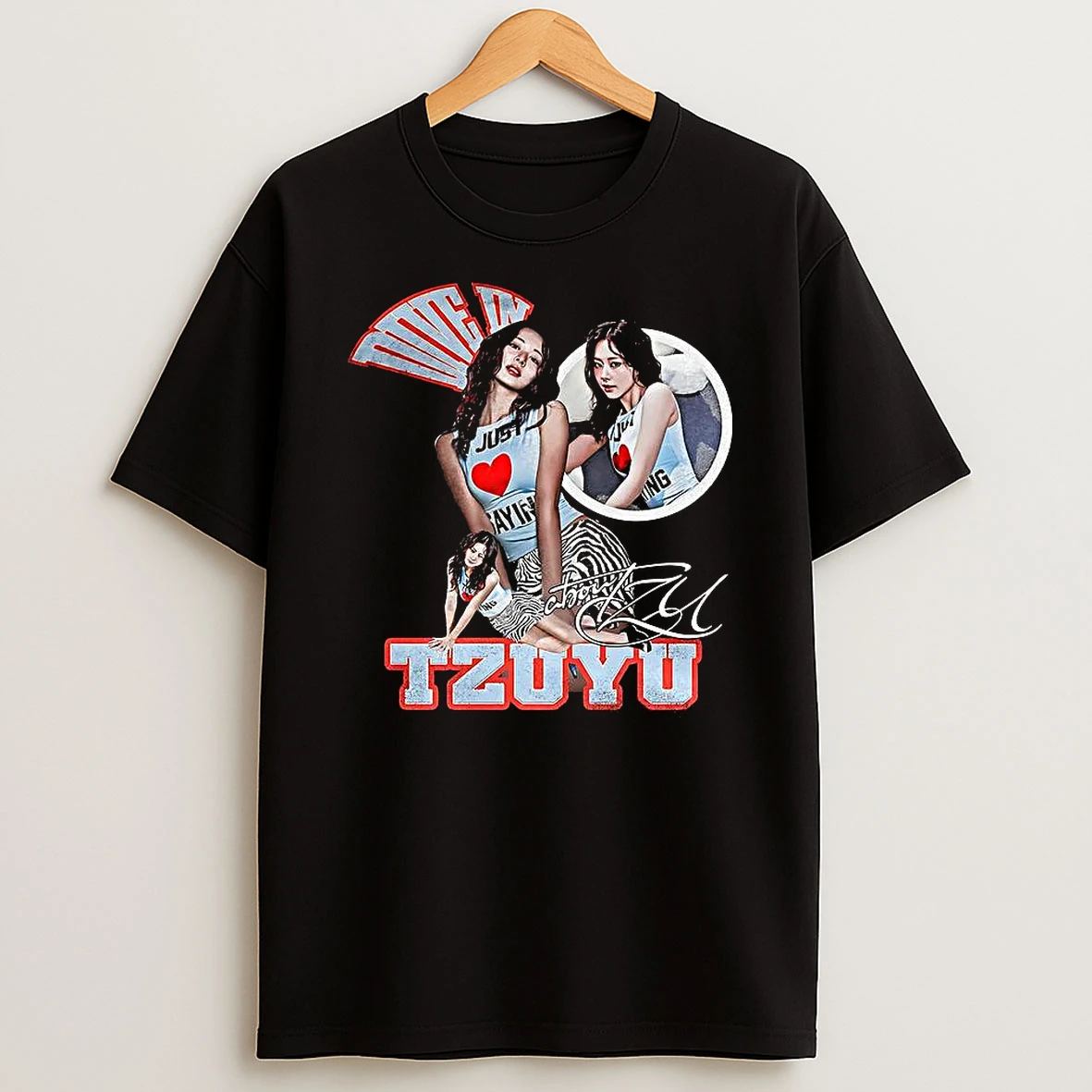 Twice Tzuyu Devi In Signature Graphic Vintage Music Lover T Shirt