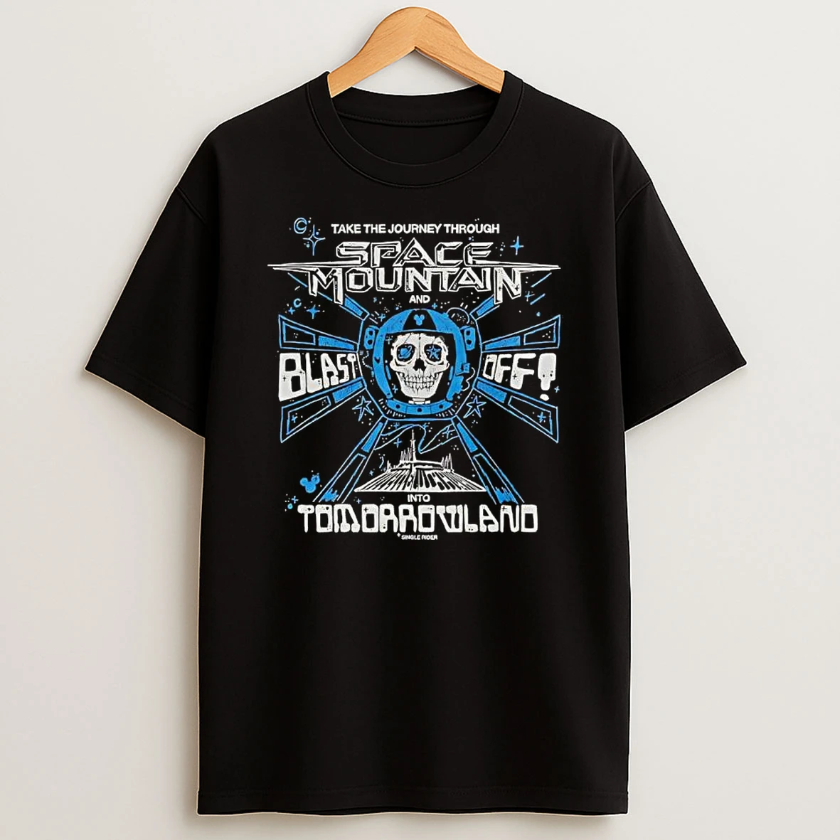 Take The Journey Through Space Mountain Into Tomorrowland Blast Off T Shirt