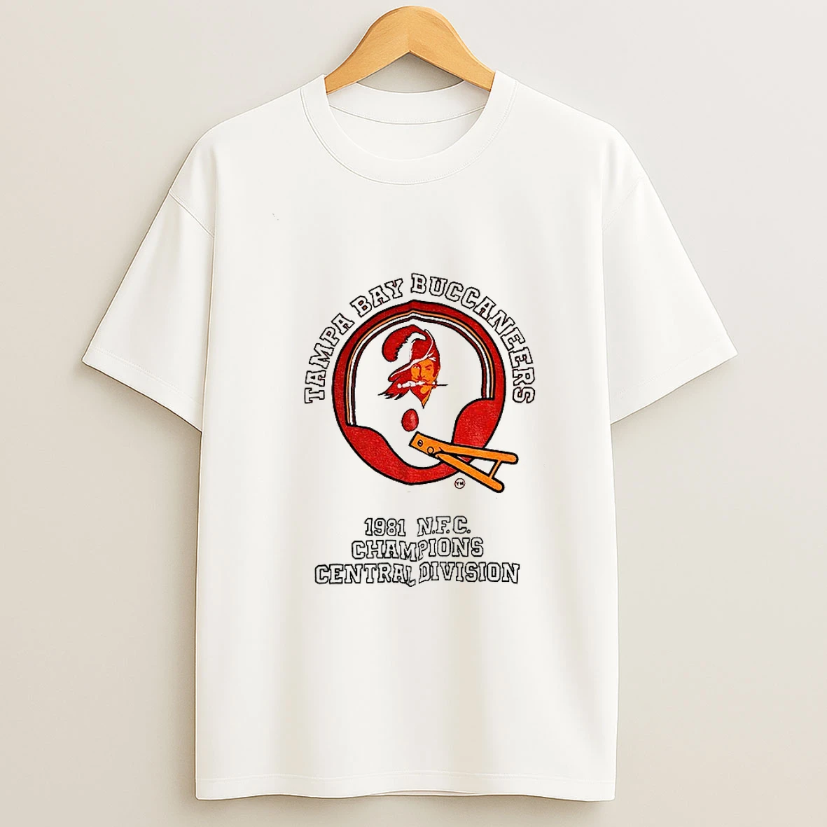 Tampa Bay Buccaneers Football Logo 198 Nfc Champions Central Division T Shirt