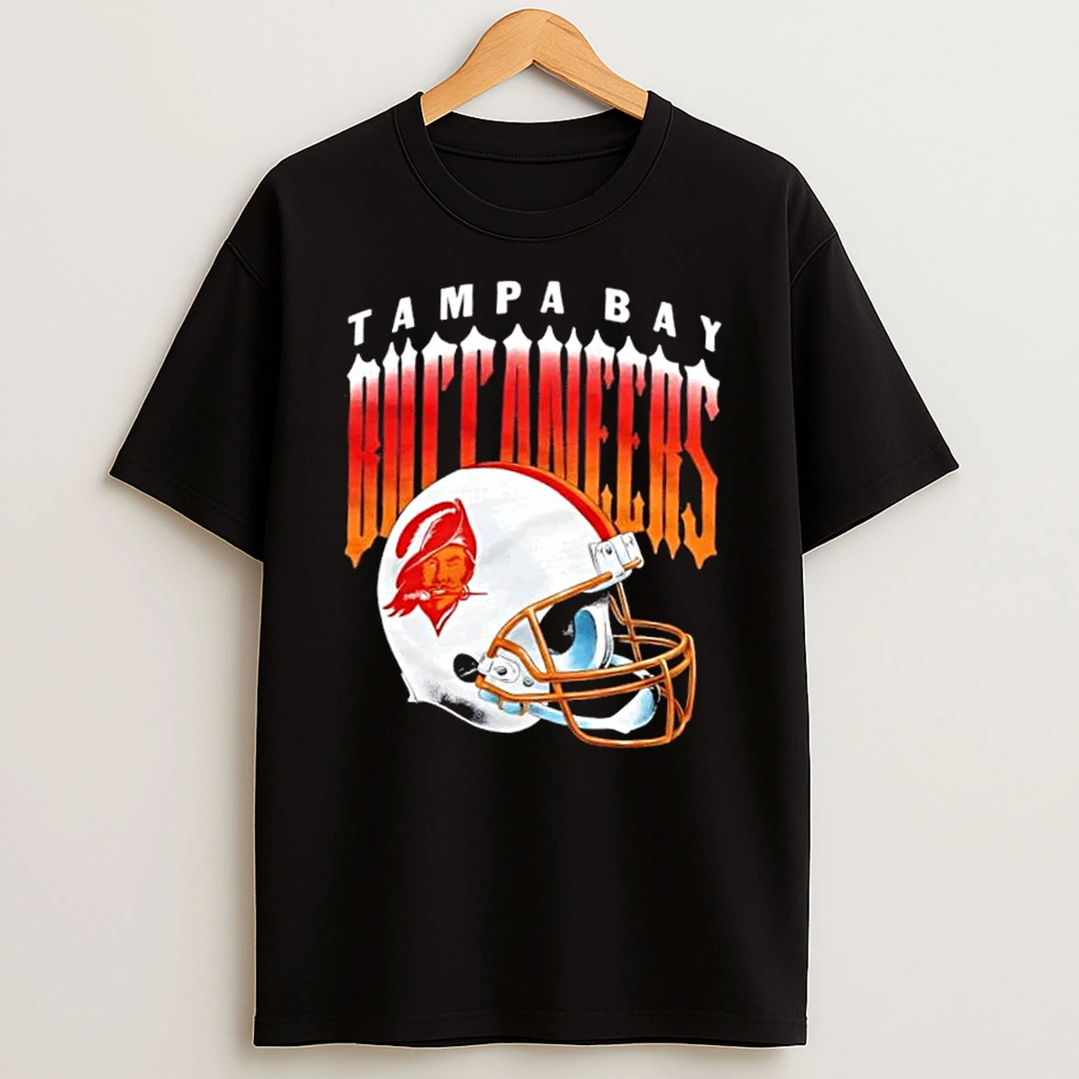 Tampa Bay Buccaneers Gradient Alt Football Helmet T Shirt