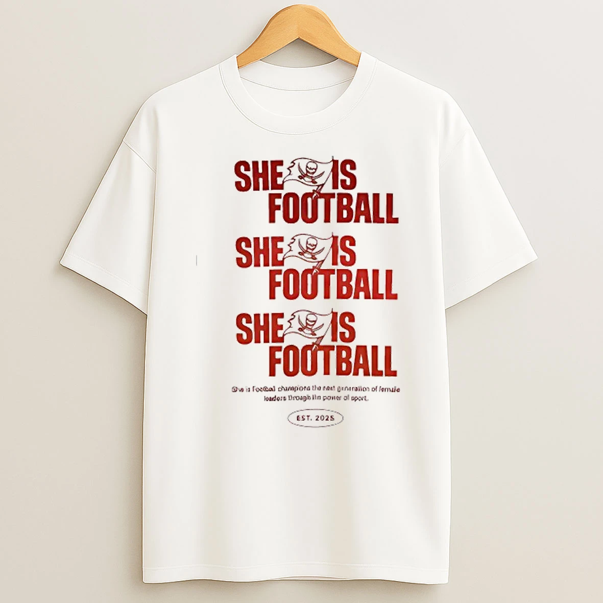 Tampa Bay Buccaneers She Is Football T Shirt