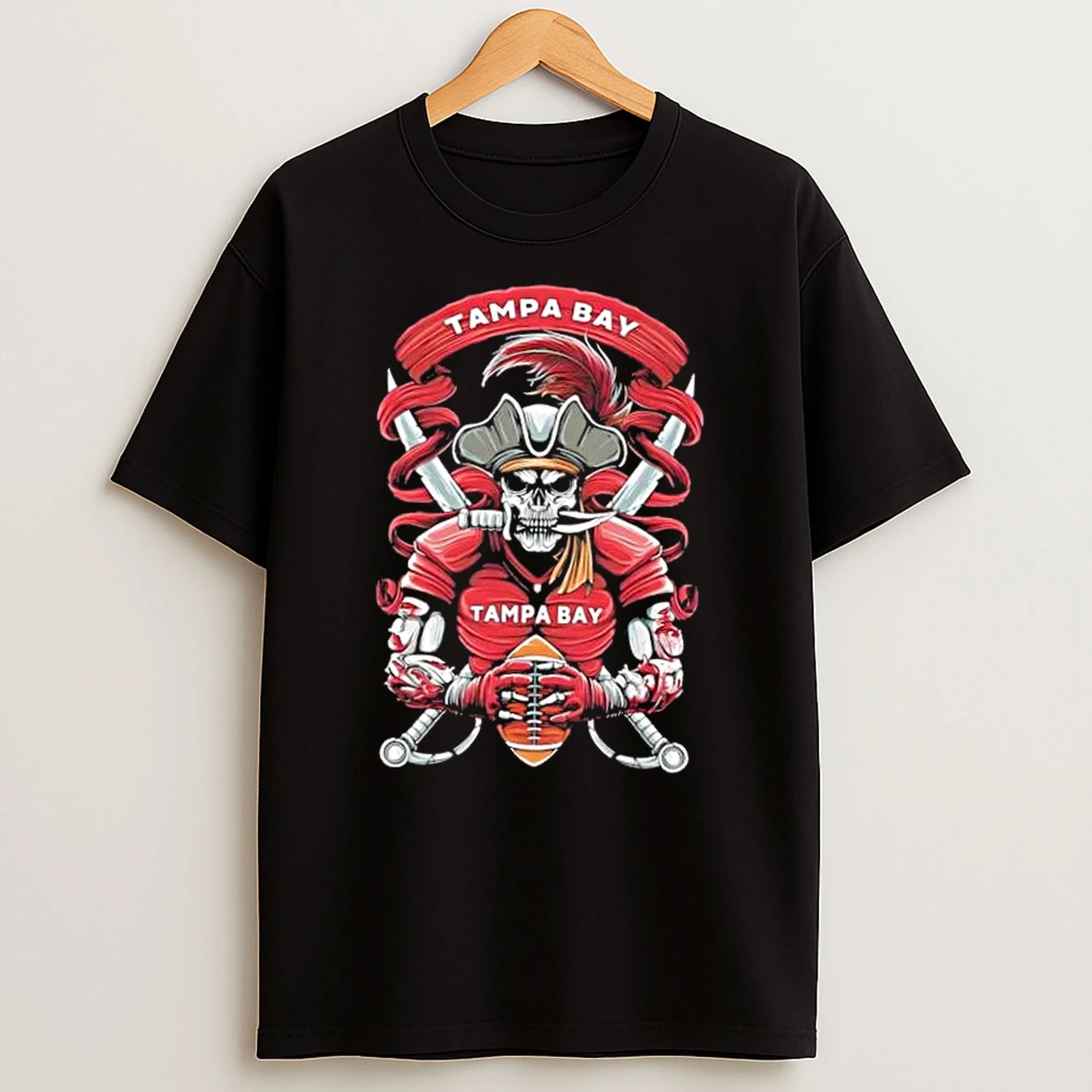 Tampa Bay Buccaneers Football Mascot Hug The Ball T Shirt