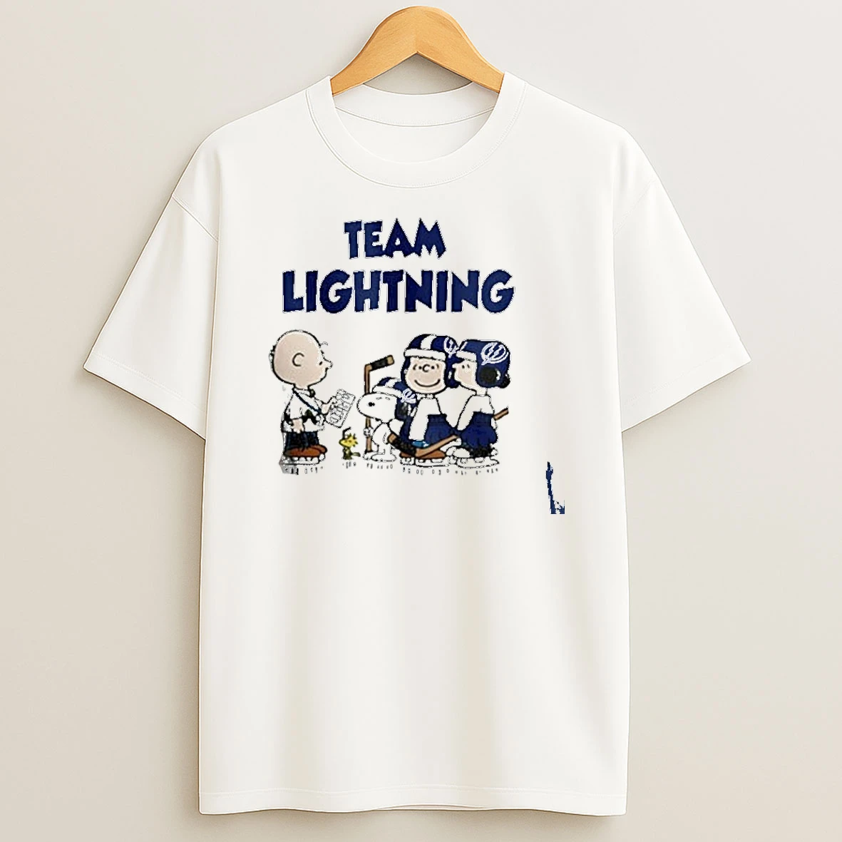 Tampa Bay Team Lightning Peanuts Hockey T Shirt