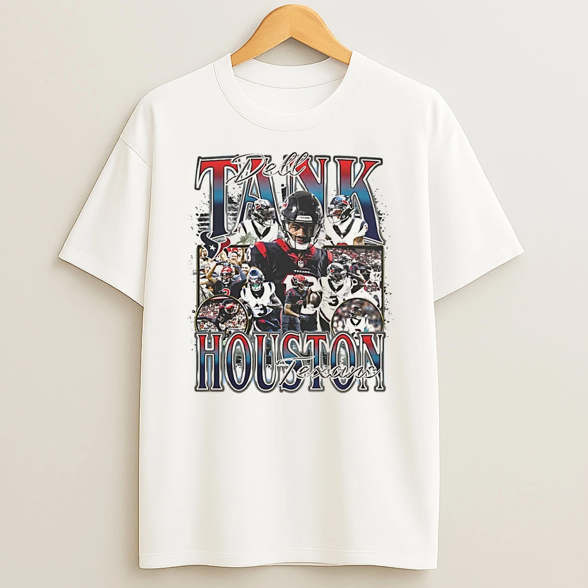 Tank Dell Picture Collage Houston Texans T Shirt