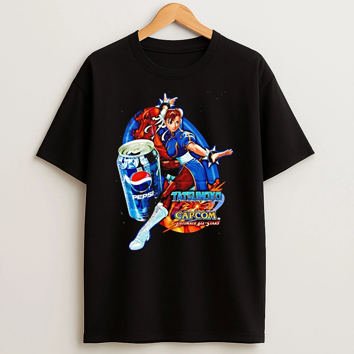 Tatsunoko Vs Capcom Ultimate All Stars Pepsi T Shirt