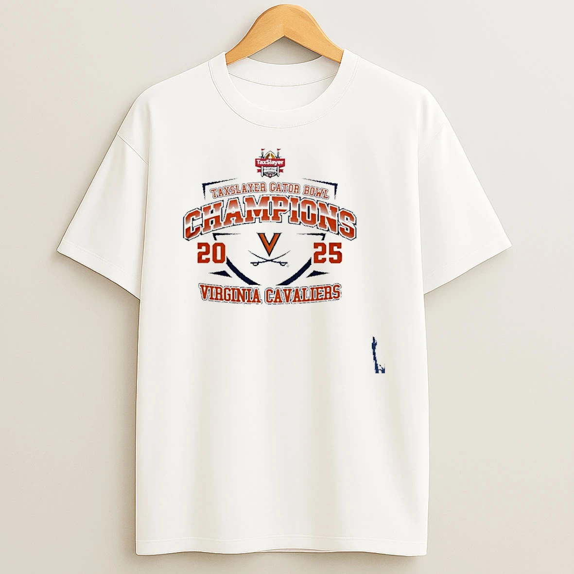 Taxslayer Gator Bowl Champions Virginia Cavaliers 2025 T Shirt