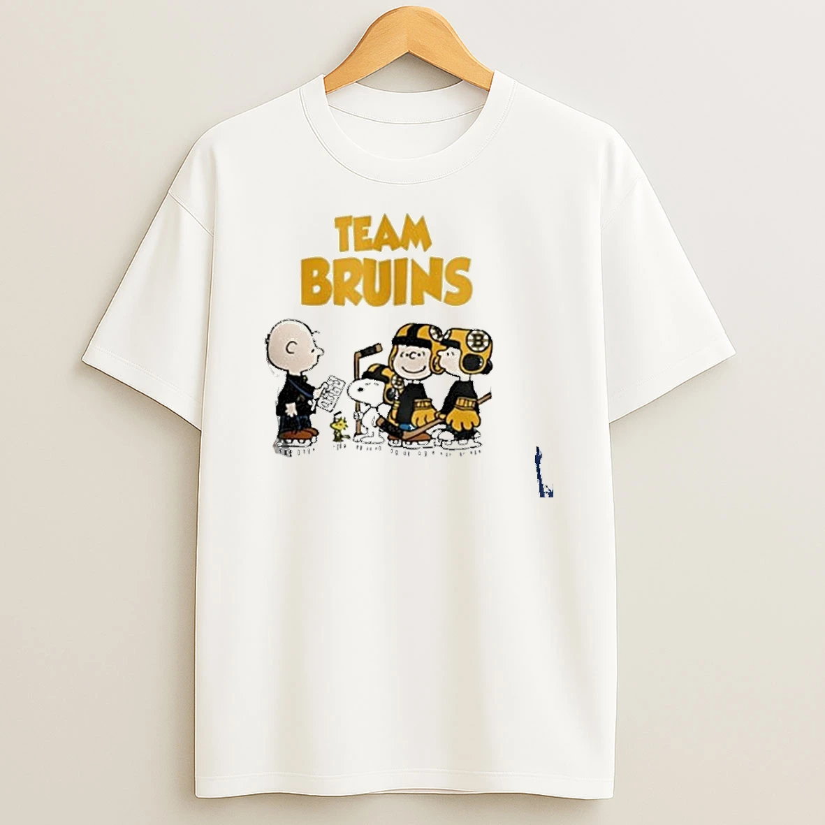 Team Boston Bruins Peanuts Hockey T Shirt