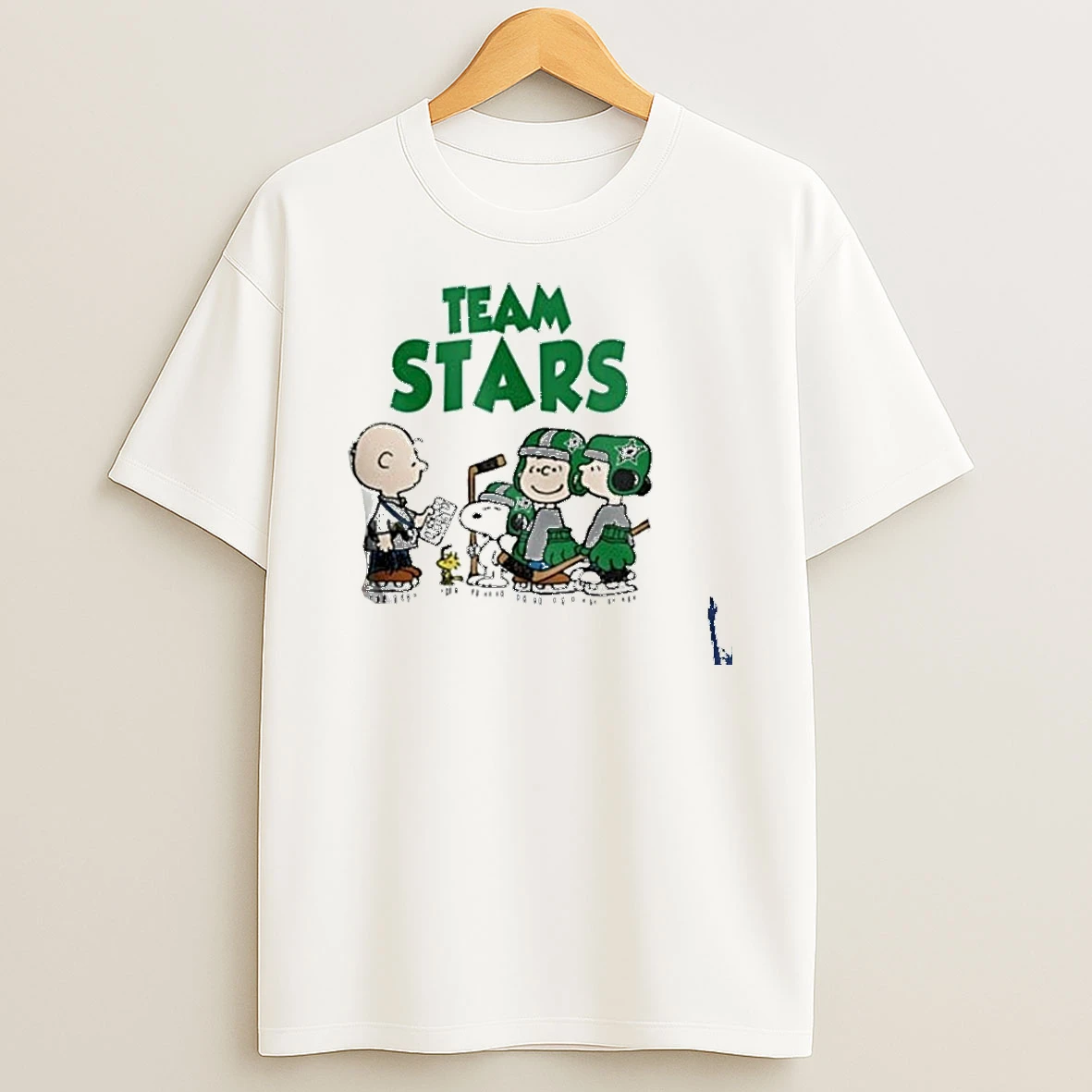 Team Dallas Stars Peanuts Hockey T Shirt
