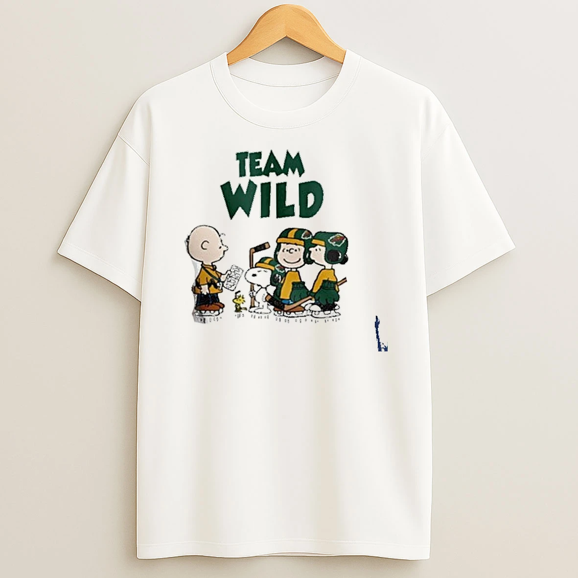 Team Minnesota Wild Peanuts Hockey T Shirt