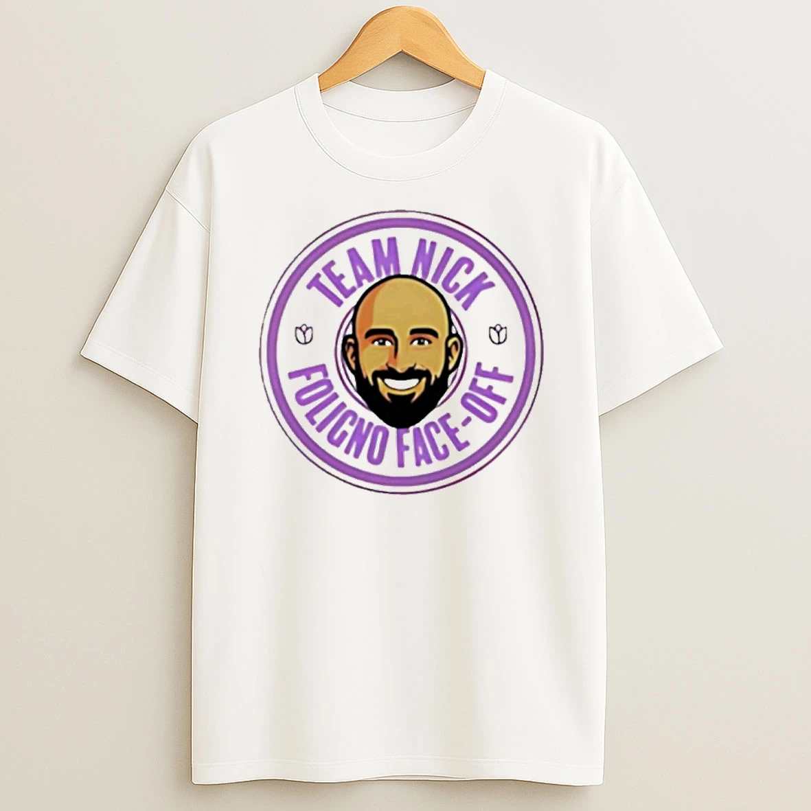 Team Nick Foligno Face Off T Shirt