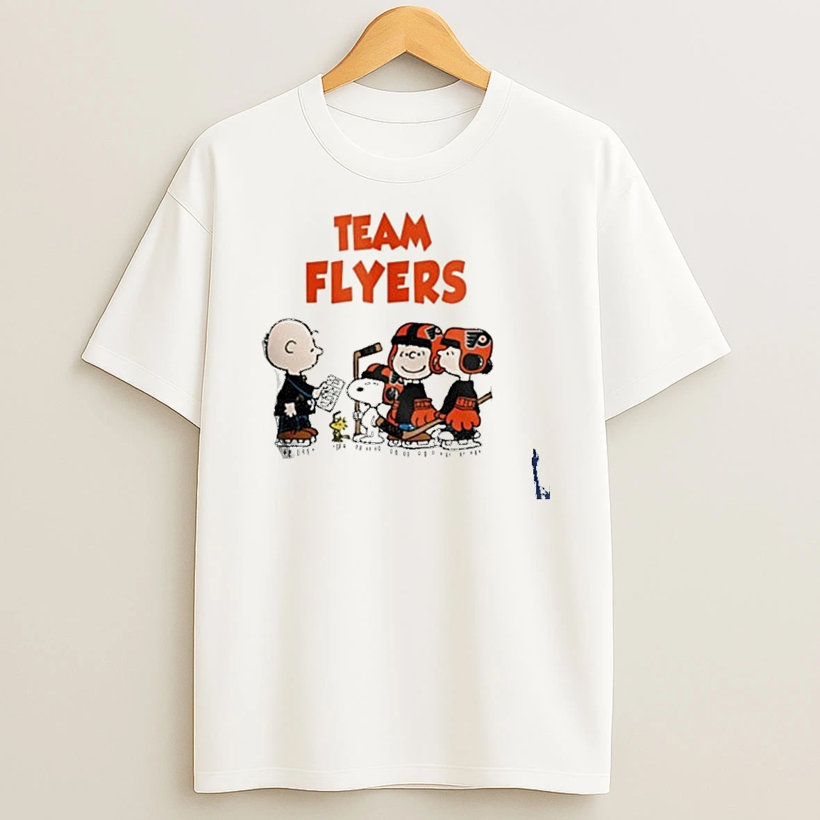 Team Philadelphia Flyers Peanuts Hockey T Shirt