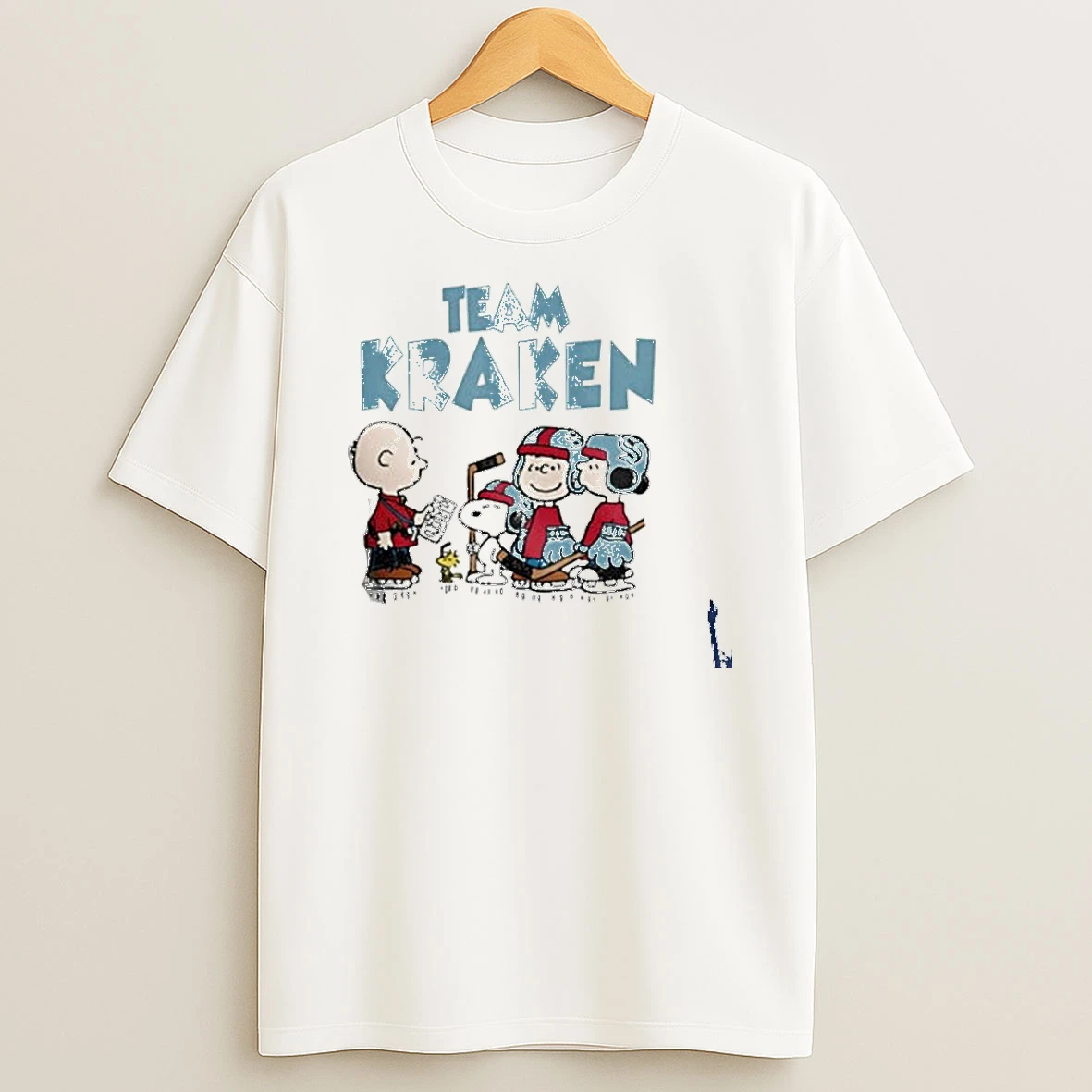 Team Seattle Kraken Peanuts Hockey T Shirt