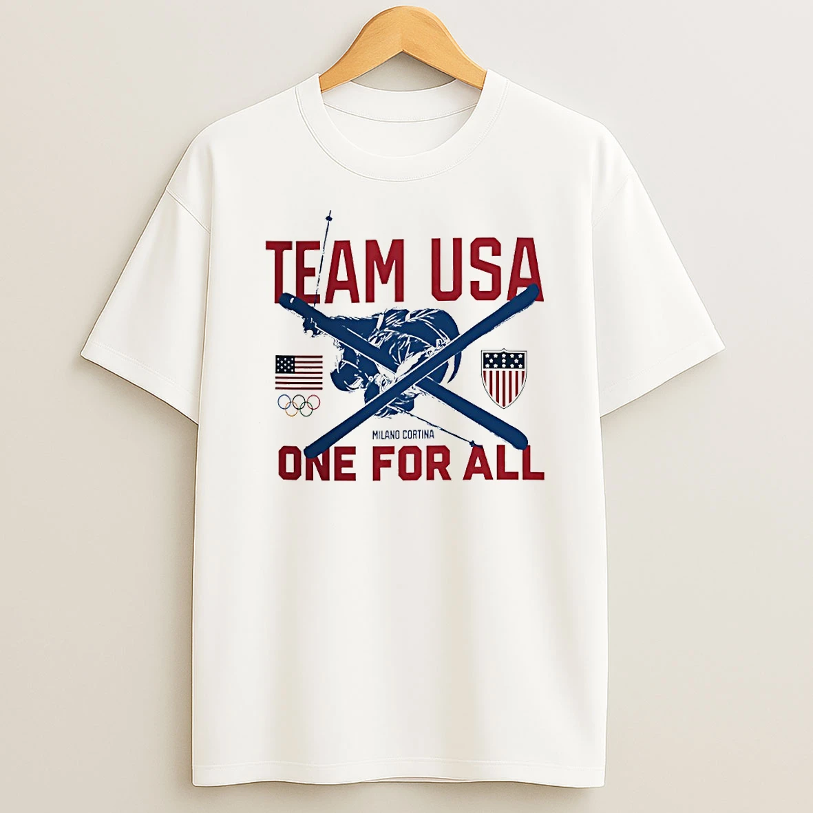 Team Usa Milano Cortina 2026 Winter Olympics Circle T Shirt
