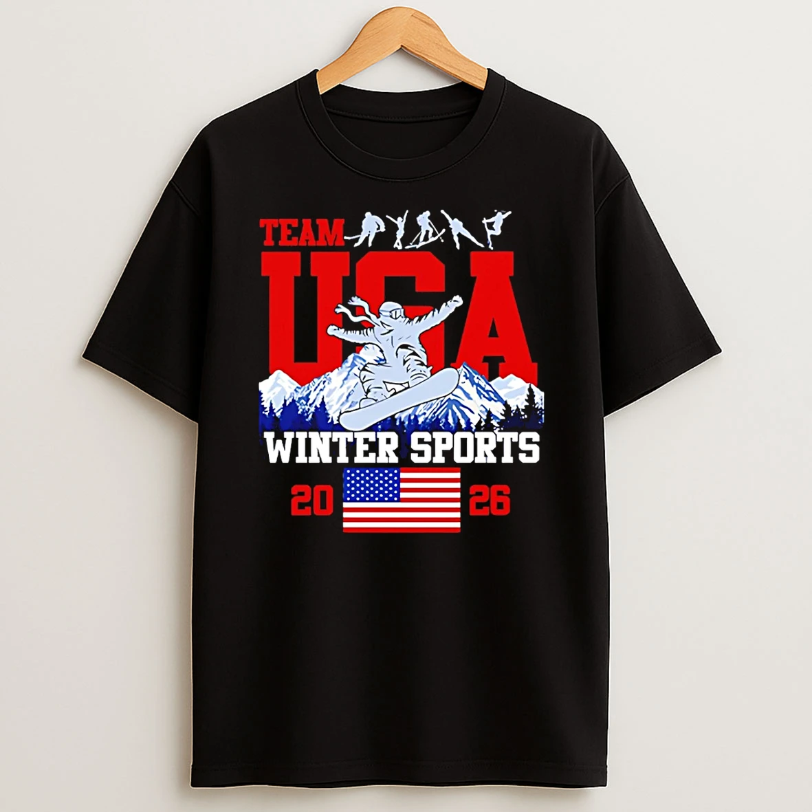 Team Usa Winter Sports 2026 T Shirt