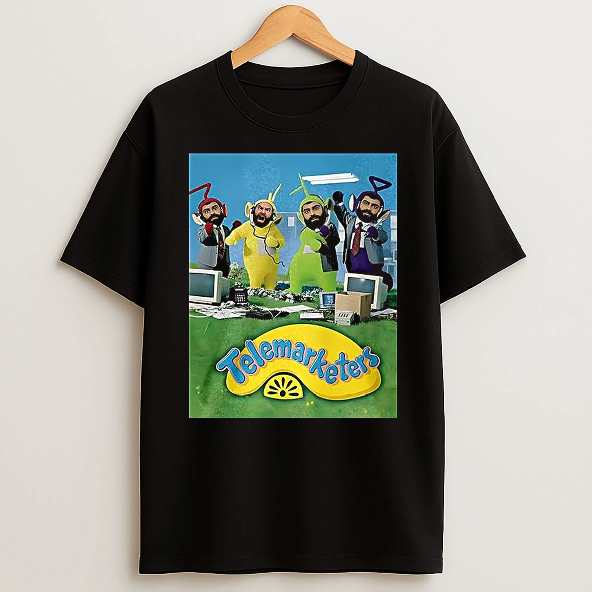 Telemarketers X Teletubbies Parody T Shirt