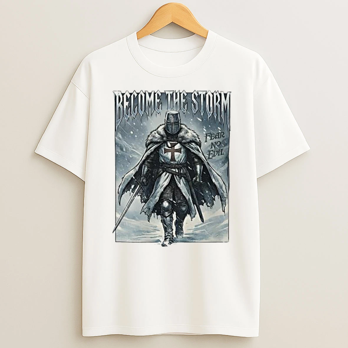 Templar Become The Storm Fear No Evil T Shirt