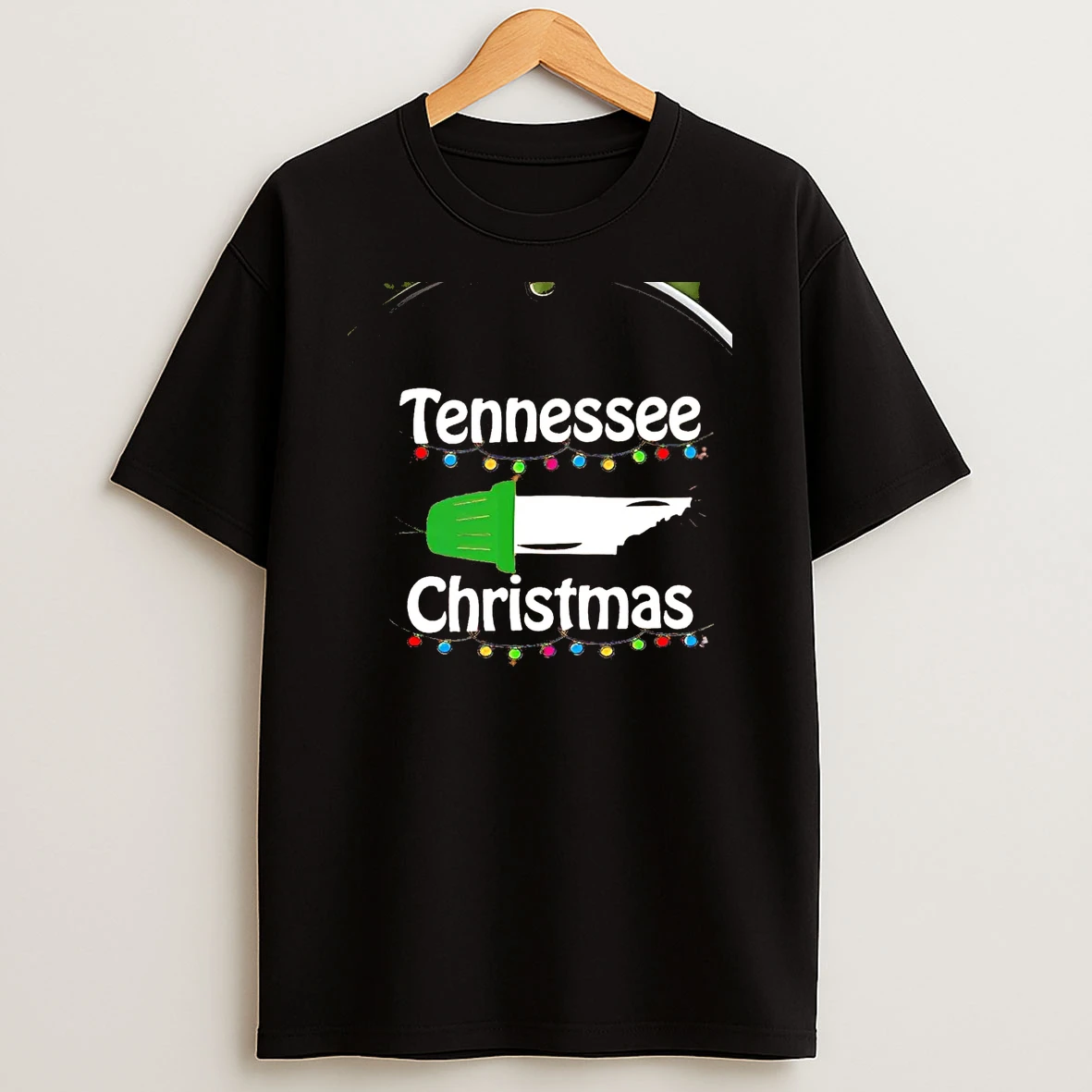 Tennessee Christmas Lights Chriast T Shirt