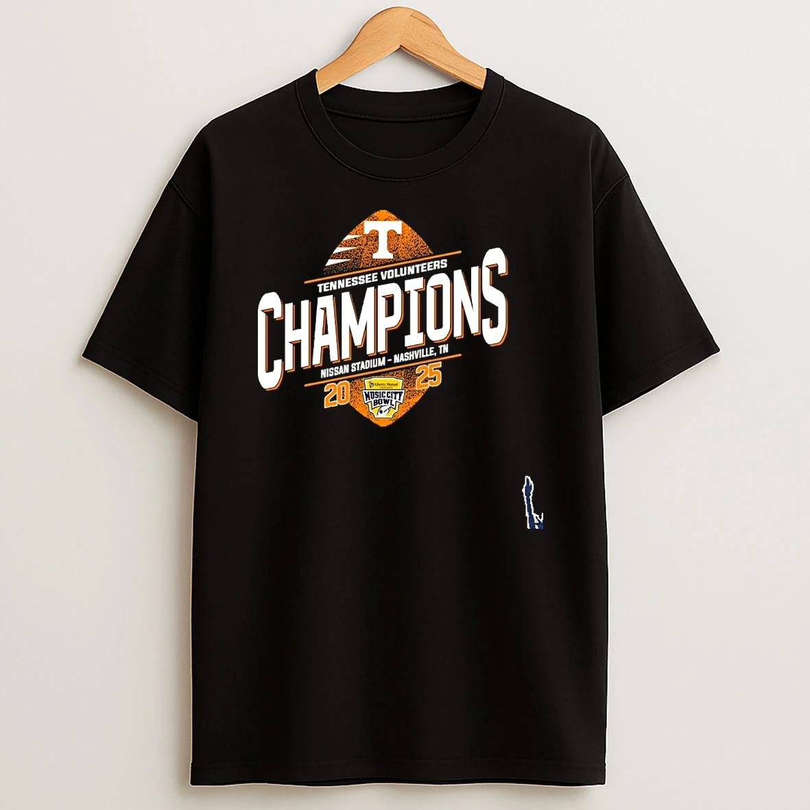 Tennessee Football 2025 Music City Bowl Champions T Shirt