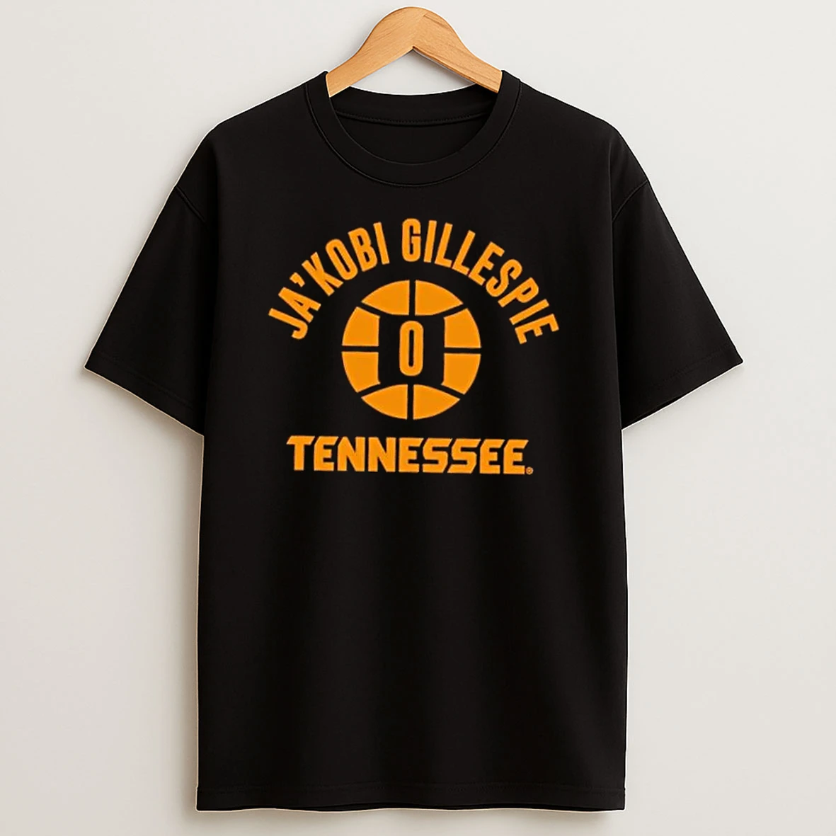 Tennessee Jakobi Gillespie Name Number Ball 0 T Shirt