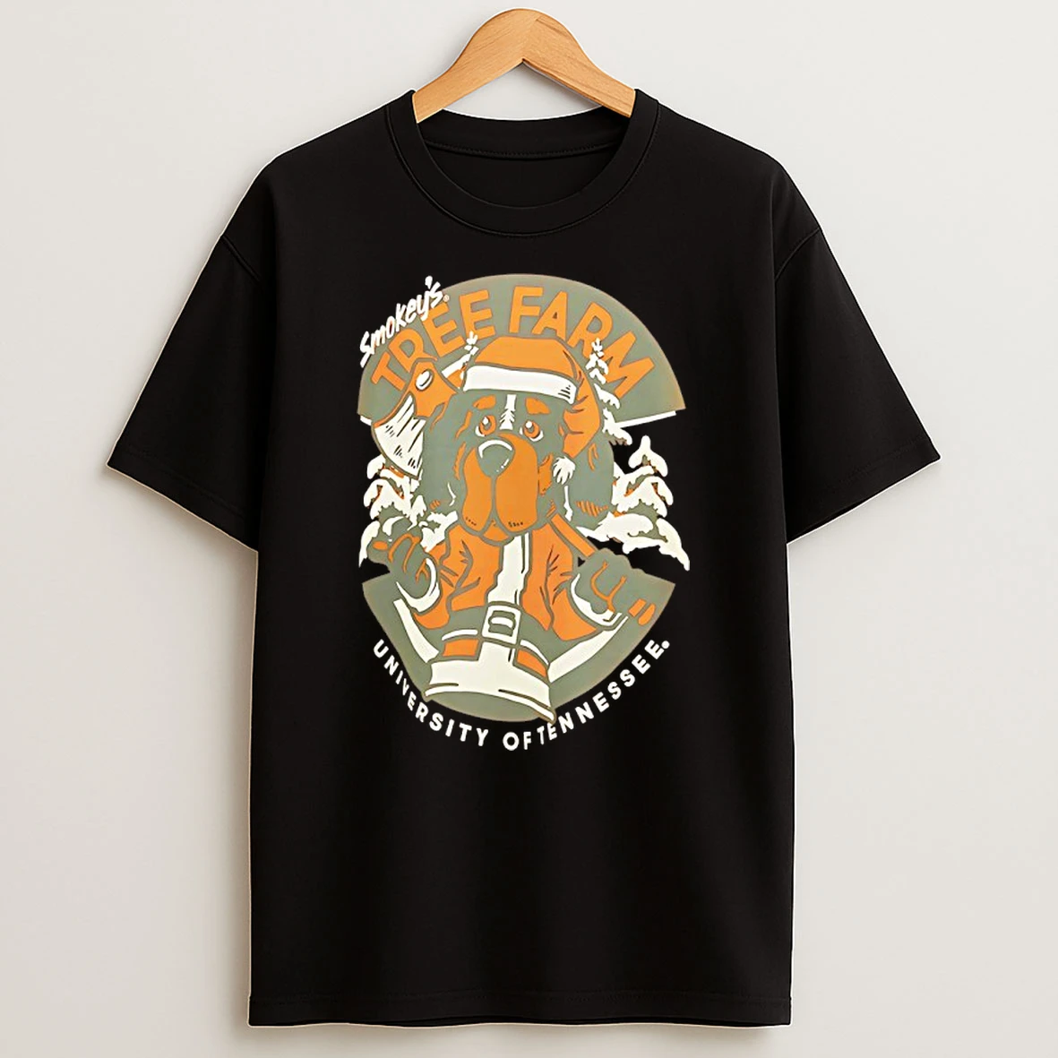 Tennessee Volunteers Smokeys Tree Farm Mascot T Shirt