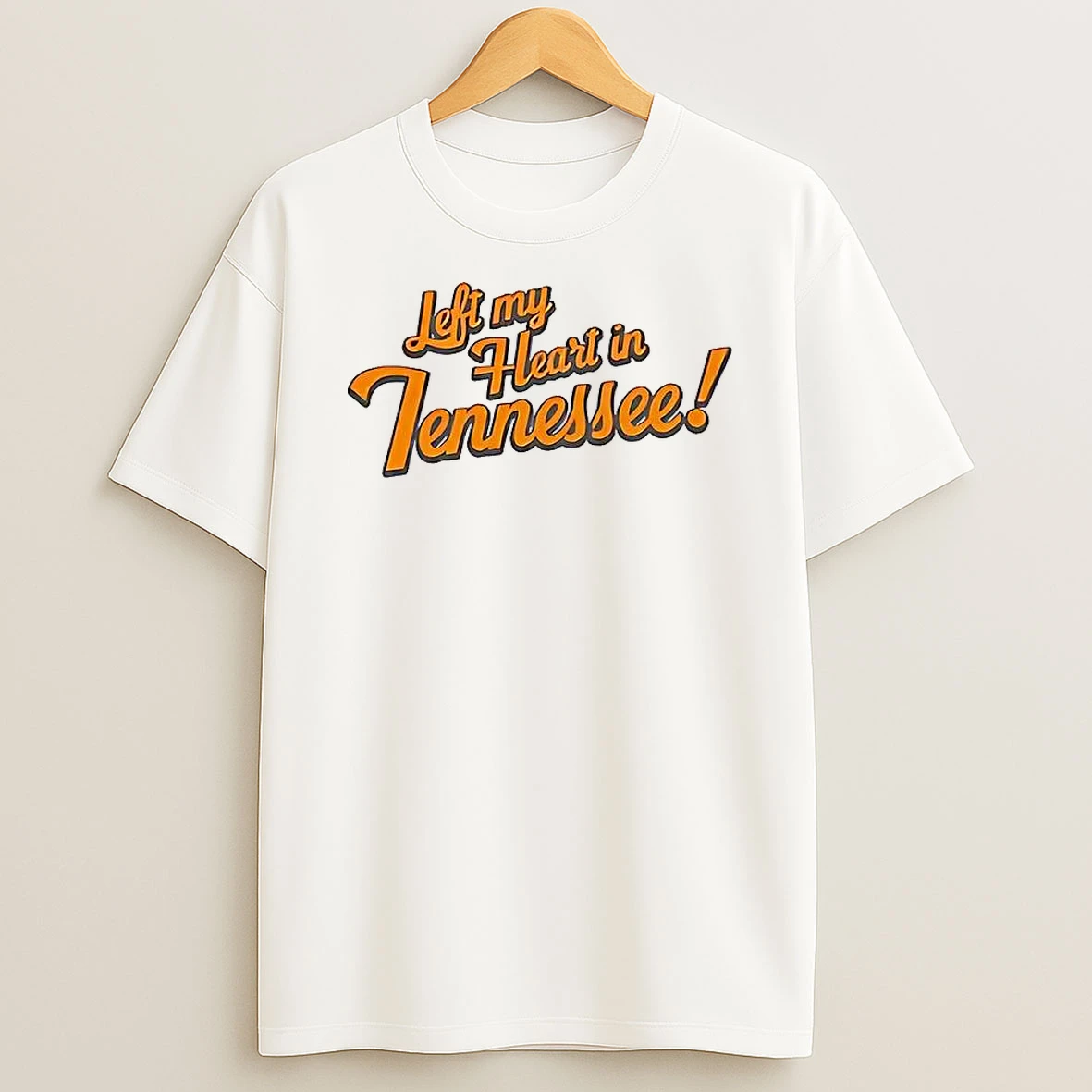 Tennessee Volunteers Football Left My Heart In Tennessee T Shirt