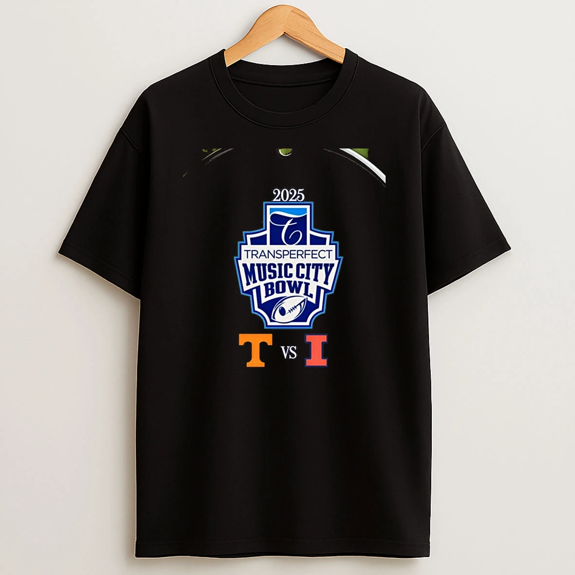 Tennessee Volunteers Vs Illinois Fighting Illini 2025 Music City Bowl Chriast T Shirt