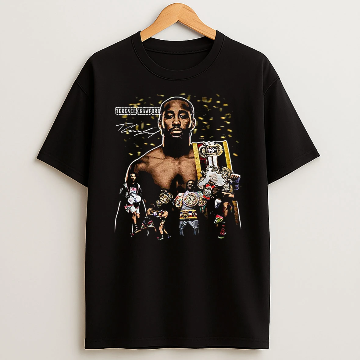 Terence Crawford Bud Pound 4 Pound Choice Of Champions Graphic Signature T Shirt