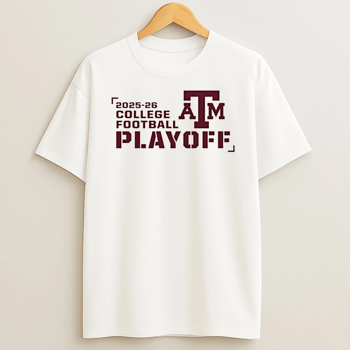 Texas Am Aggies 2025 26 College Football Playoff Cfp Classic T Shirt