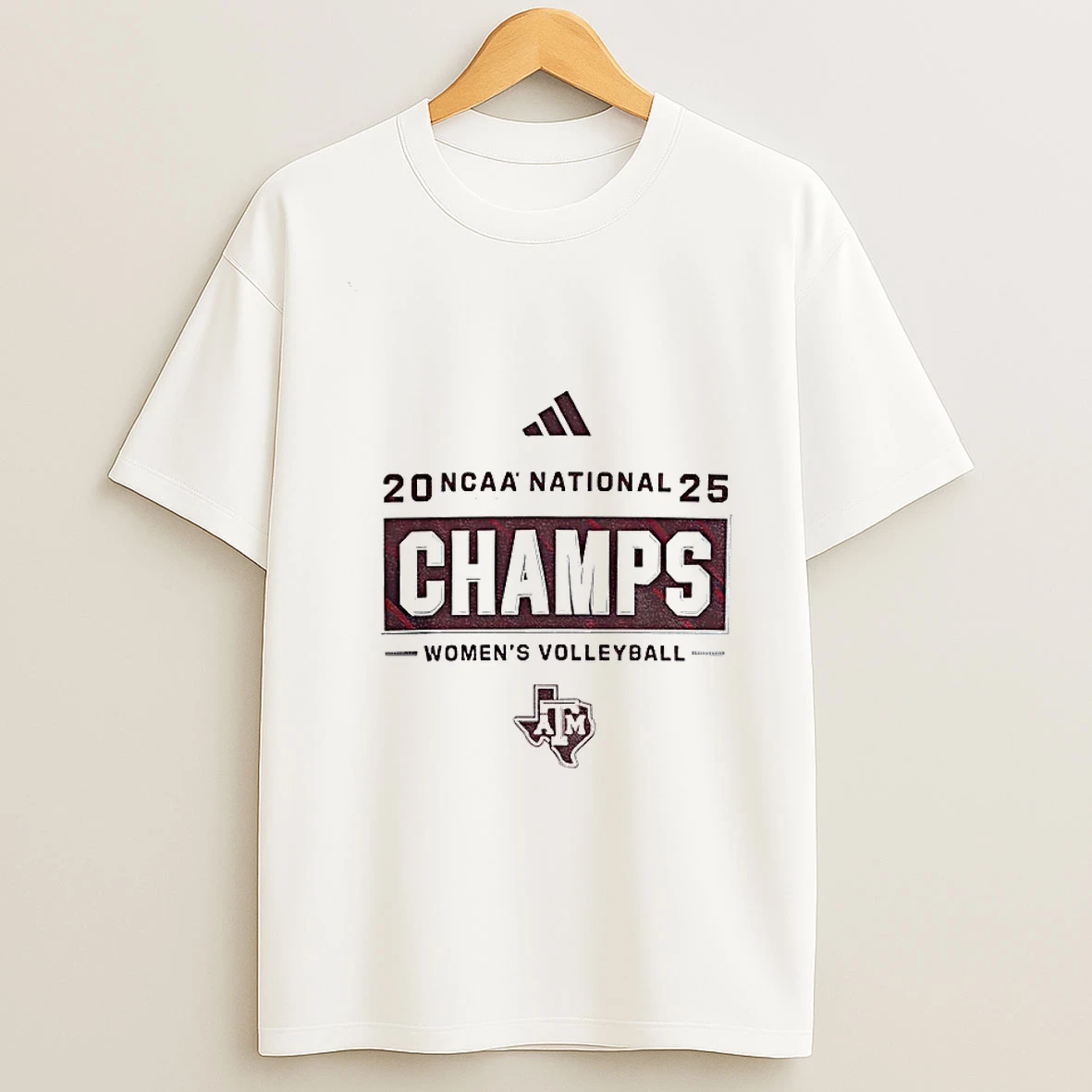 Texas Am Aggies 2025 Ncaa National Womens Volleyball Champions T Shirt