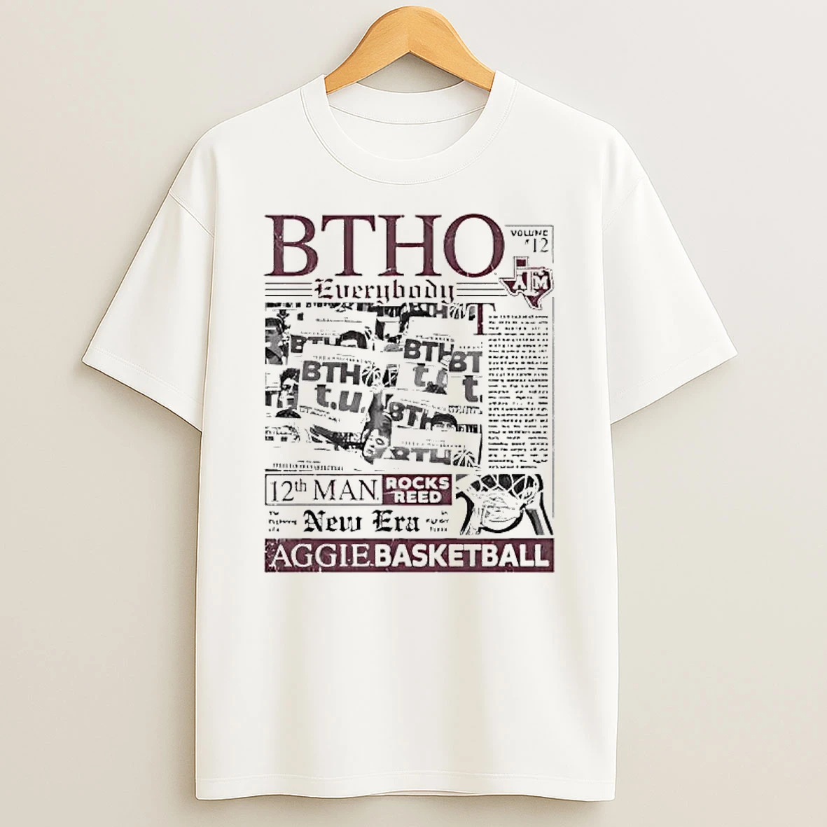Texas Am Aggies Btho Everybody Basketball T Shirt