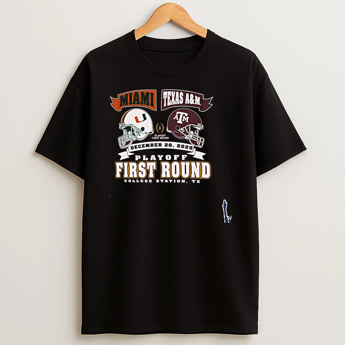 Texas Am Aggies Cfp Round 1 Head 2 Head Vs Miami Hurricanes T Shirt