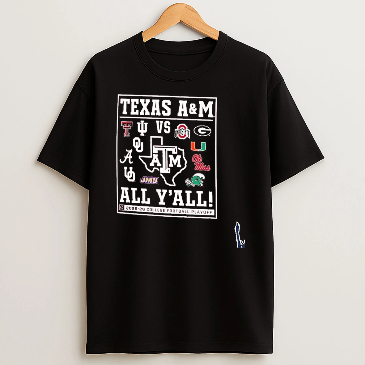 Texas Am Aggies Cfp Tamu Vs All Yall T Shirt