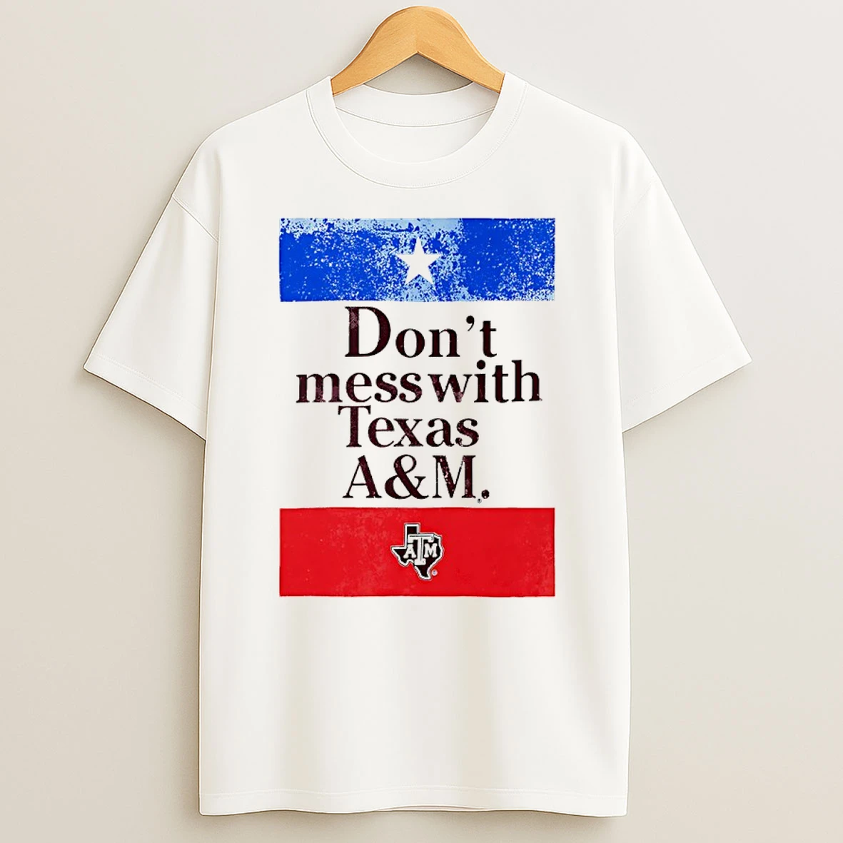Texas Am Aggies Dont Mess With Aggie Flag T Shirt