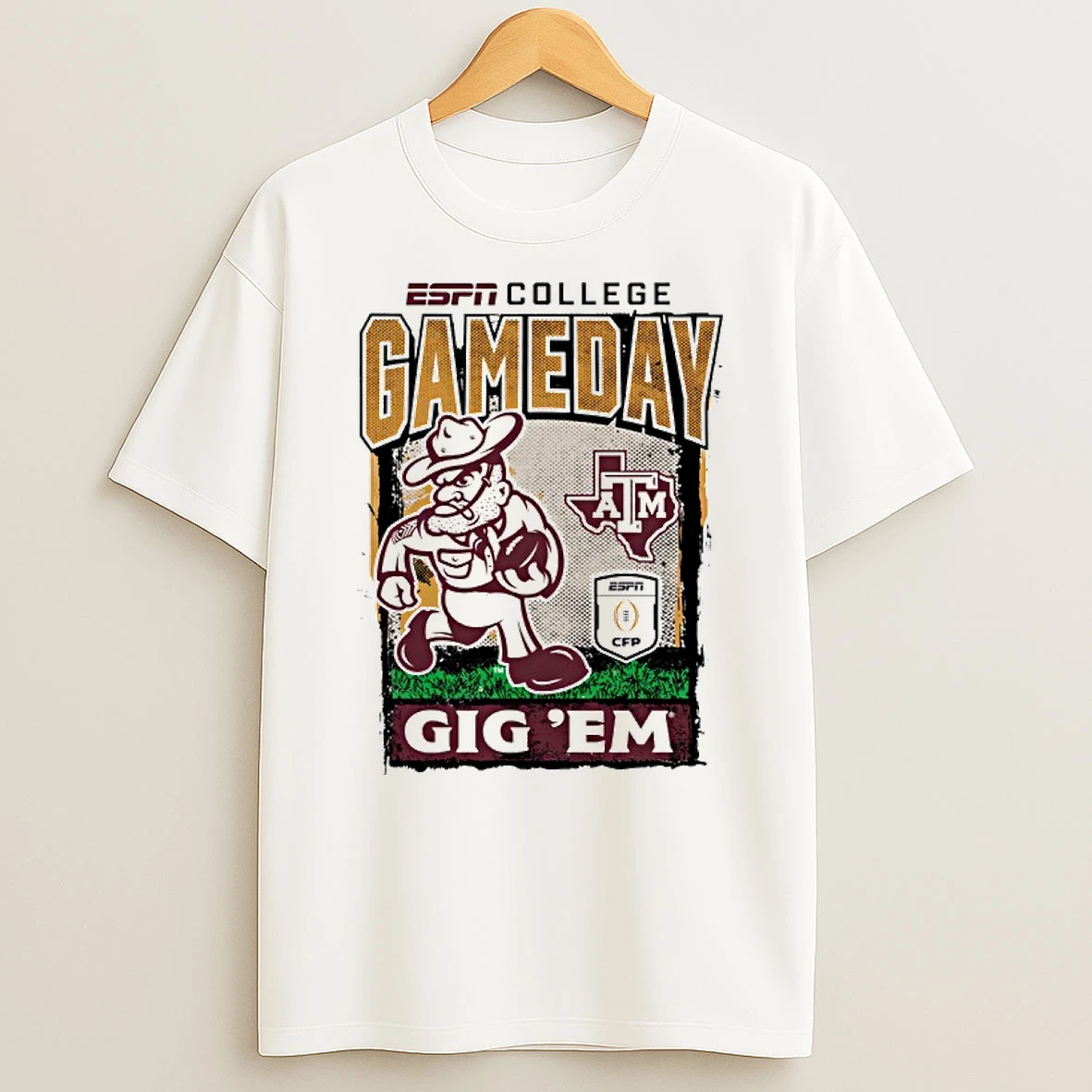 Texas Am Aggies Espn College Gameday 2025 2026 College Football Playoff T Shirt