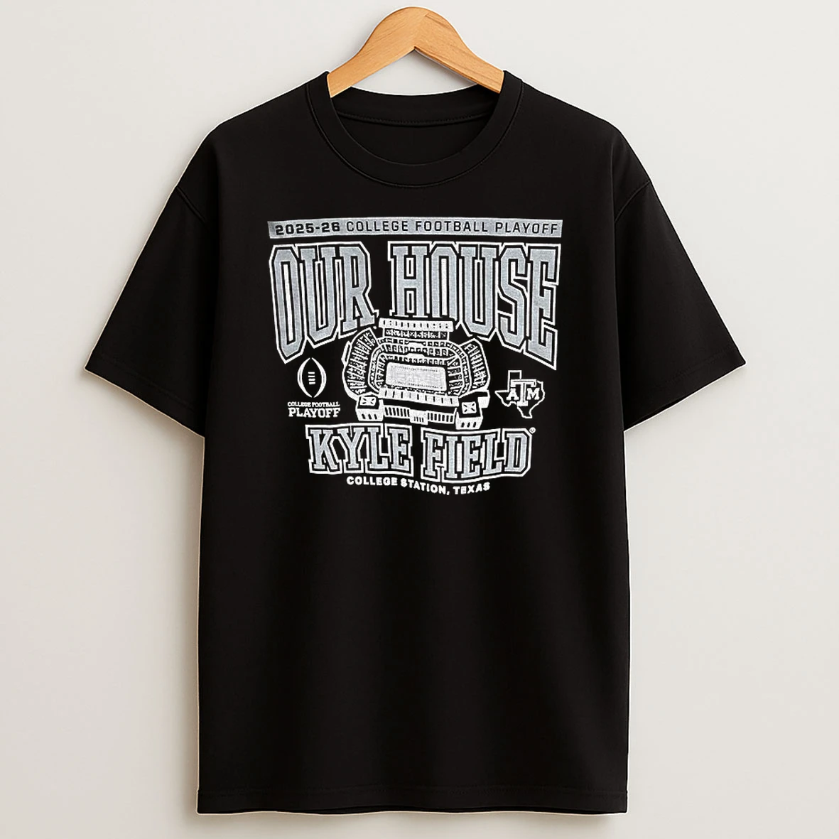Texas Am Aggies Kyle Field Stadium 2025 2026 College Football Playoff T Shirt